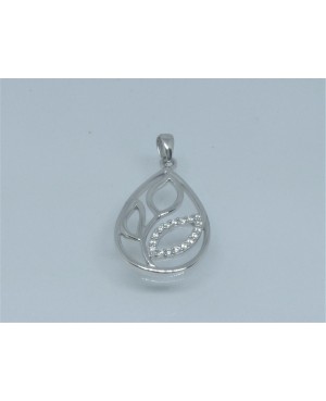 Silver & Cubic Zirconia Pendant