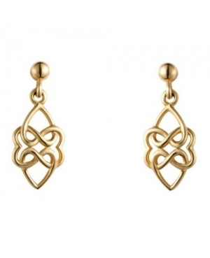 9ct Yellow Gold Celtic Stud Earrings