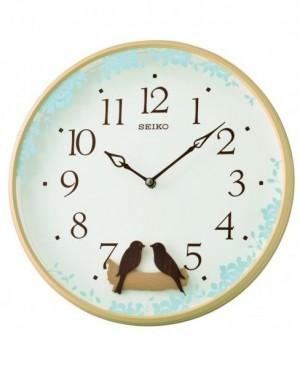 Seiko Wall Clock Moving Bird