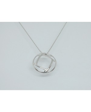 9ct White Gold Pendant