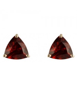 Gold & Garnet Earrings