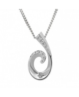 Silver Cubic Zirconia Pendant