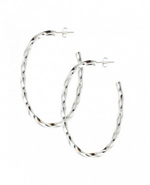 Silver Hoop Earrings