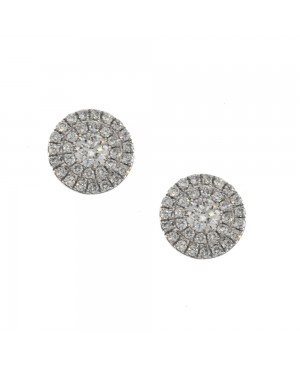 18ct Gold Diamond (0.44ct) Earrings