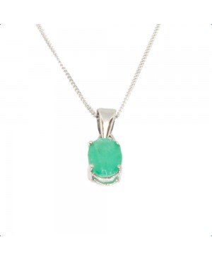 9ct Gold & Emerald Necklace