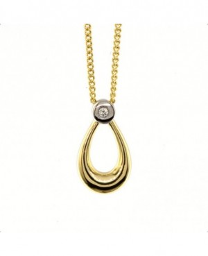 9ct Gold Diamond Pendant