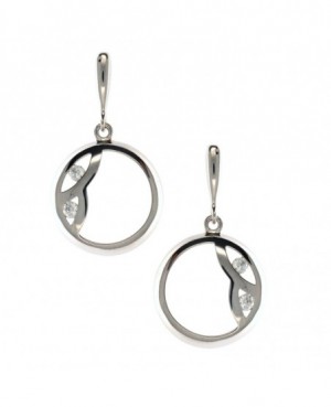 Silver & C.Z. Earrings