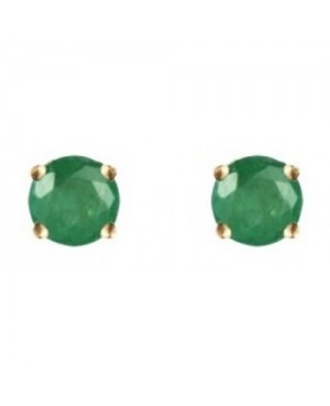 9ct Gold & Emerald Earrings