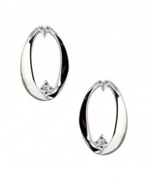 Silver & C.Z. Earrings