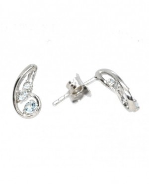 Silver & Topaz Earrings