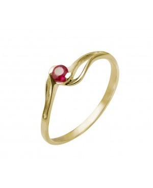 9ct Gold & Ruby Ring